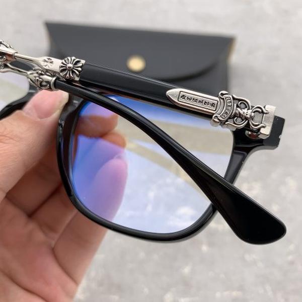 Blue Light Blocking Chrome Hearts Eyeglasses, full box and cloth - Anti-dust and Lightweight Glasses, Unisex Fashion Glasses for men and women