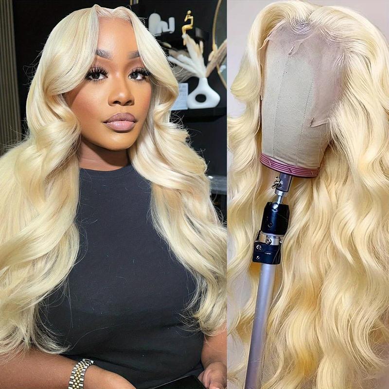 200% Density 613 Blonde Lace Front Wig Human Hair 13x4 HD Body Wave Lace Front Wig Human Hair Pre Plucked Baby Hair Blonde Lace Front Wig Human Hair