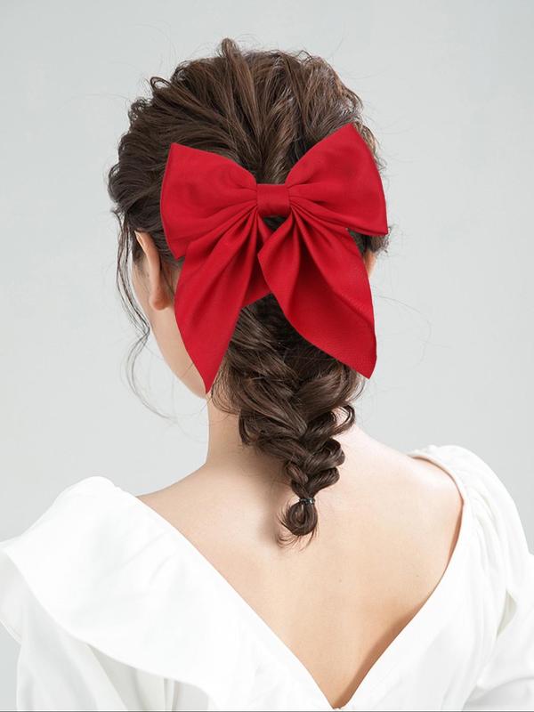 Women's Elegant Bowknot Design Hair Clip, Cute Trendy Hair Clip, Fashionable Hair Accessories for Daily & Party Decoration