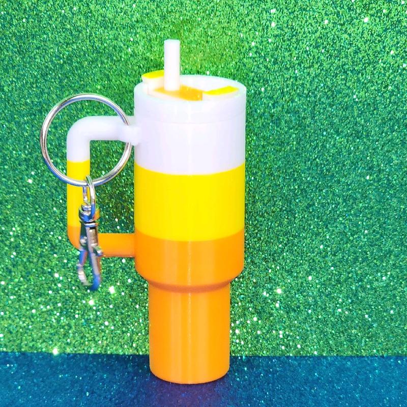 Mini Tumbler Lipbalm Holder Keychain