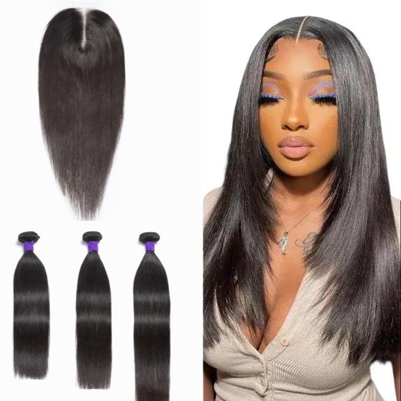 LUVME Upgraded 13A 100%  Virgin Remi Human Hair (100+ -5g) Dye. Perm. High-End Salon Hair Body Wave Deep Wave Silky Straight Bundle