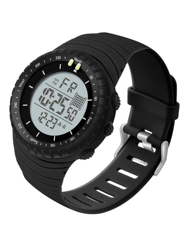 Sporty Digital Watch As Gift with Box, Fashionable Digital Watch with Digital Display, Waterproof Multifunctional Watch for Outdoor Sports