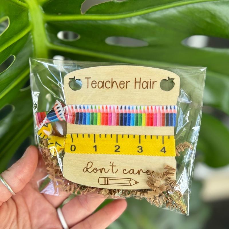 Teacher Hair Tie Gift Set, Teacher Appreciation