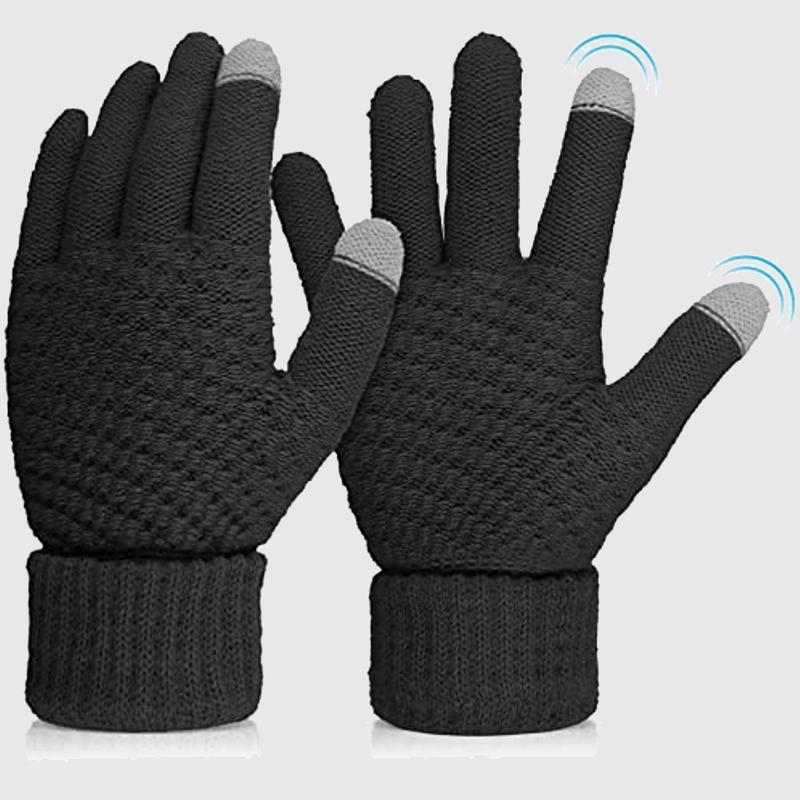 Women's Winter Warm Touchscreen Gloves Thermal Knit Soft Gloves