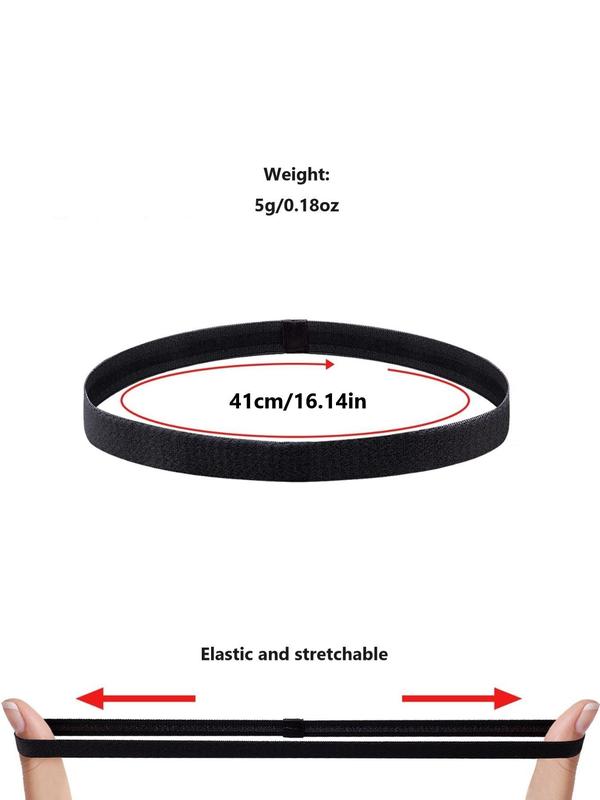 Basic Solid Color High Stretch Hair Band, 2024 New Style Non-slip Sports Hair Band for Daily Use, Fitness Sports Yoga Headband for Women & Girls