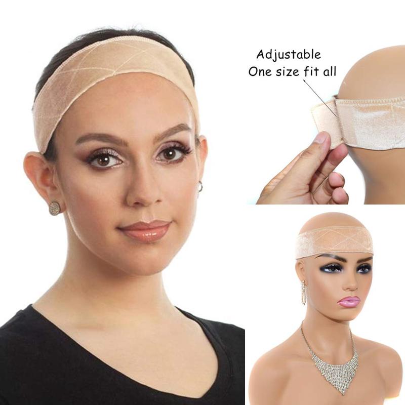 Haircube Wig Grip Band Velvet Lace Adjustable Non Slip Wig Gripper Headband