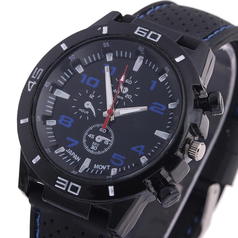 Man Watch Quartz Watch Men Military Sports Watch Silicone Strap Sports Watches Masculino High Quality Big Dial