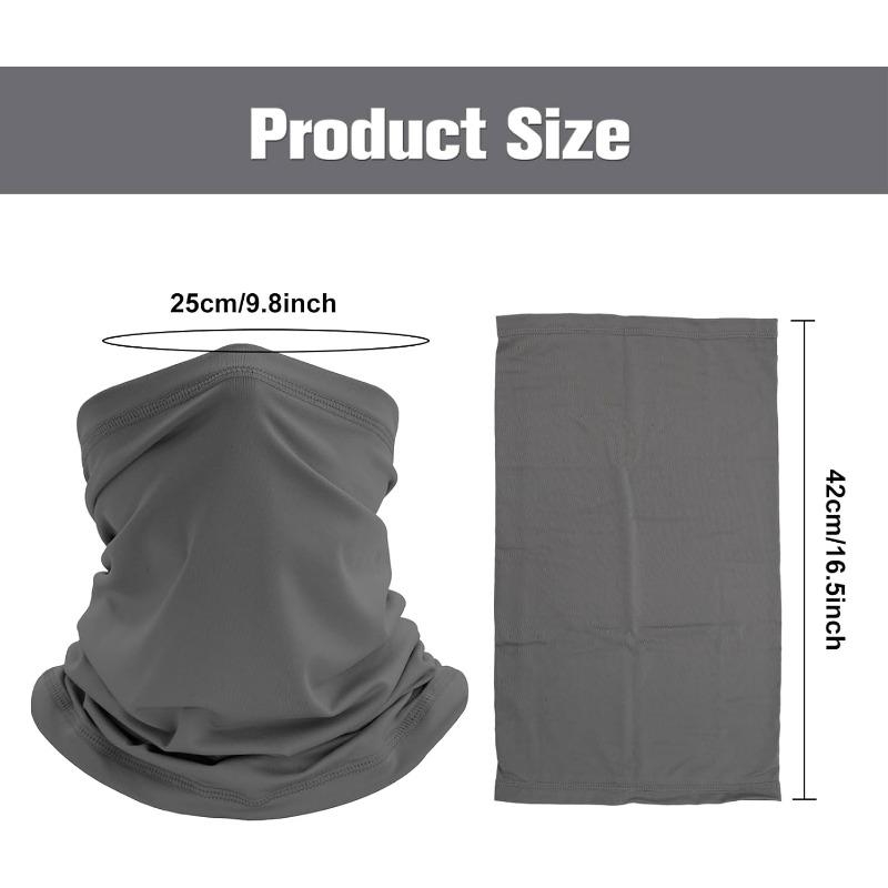 Breathable Neck Gaiter Face Scarf Mask for Men Women Hiking, Cycling, Sports, Fishing, Sun UV Protection Bandana