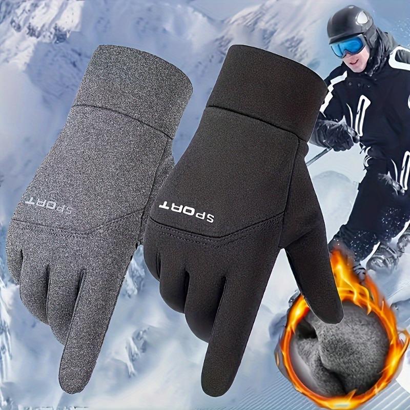 WarmthPlus Insulated Gloves - Water-Resistant, Touchscreen Compatible, Thermal Protection for Men - Ideal for Winter Sports, Cycling, Skiing, and Outdoor Activities