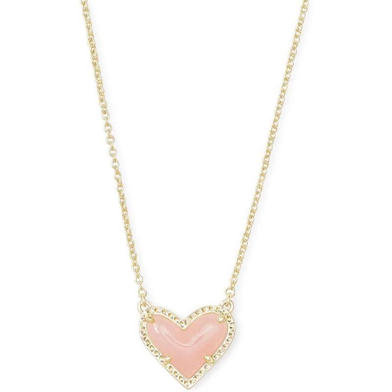 Kendra Scott Air Heart Pendant Necklace - Women's Adjustable Length with Elegant Heart-Shaped Design necklace gift fall