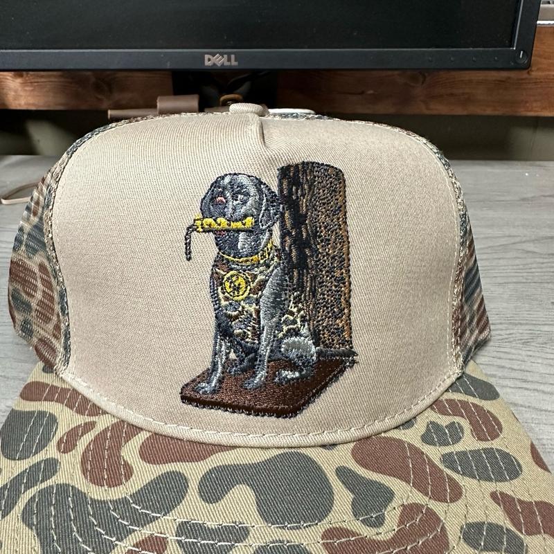 Lab and Bumper High Pro Hat - Duck Camo