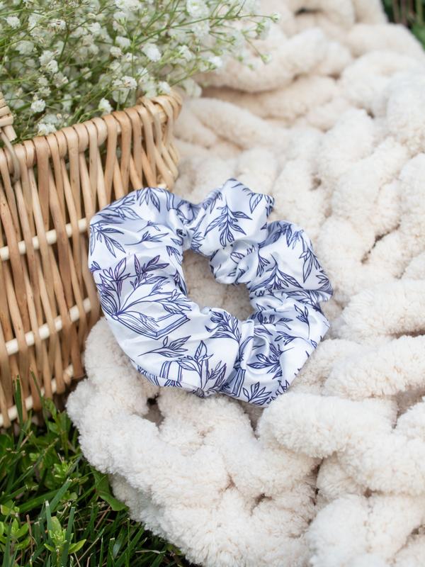 Bookish Satin Scrunchie