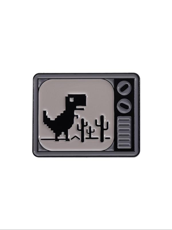 Cute Dinosaur Design Brooch, Fashion Alloy Badge for Daily Clothing Decor, Trendy All-match & Exquisite Brooch for Birthday Gift