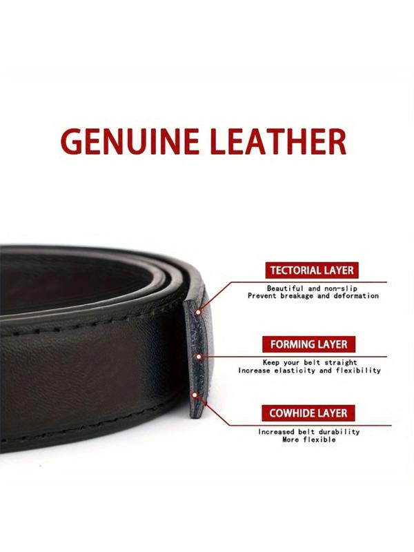 Women's Solid Color Split Leather Belt, Fashionable Casual Waistband for Jeans, Pants, Trousers, Daily Clothing Decoration