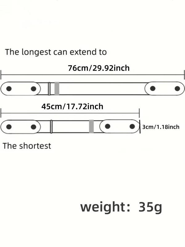 No Trace Invisible Elastic Belt, Casual Comfortable Waistband for Jeans Pants, Outdoor Decorative Stretch Belt for Men & Women