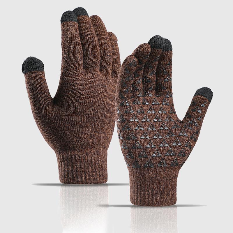 Winter Gloves Touchscreen for Men Women - Warm Knit Gloves