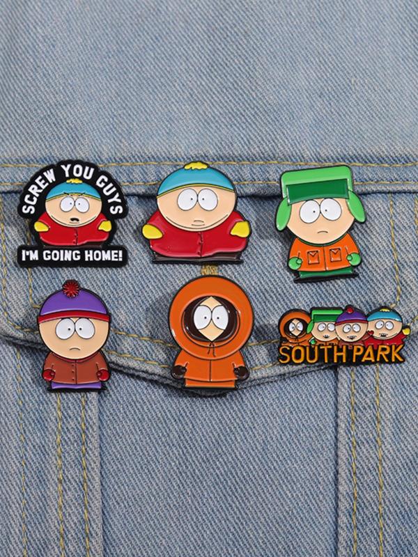 Cartoon  Series Brooch, Cute Cartoon Badge for Backpacks, Jeans, Scarves, Hats Decor, Fashion Accessories for Men & Women