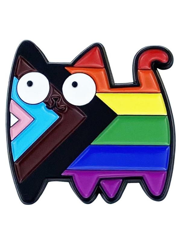 Novelty Cute Cat Design Brooch, Cartoon Animal Design Brooch, Fashion Accessories for Women & Men, Enamel Pin Suitable for Backpacks