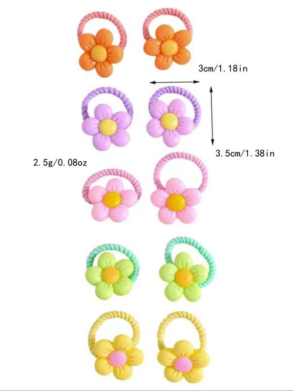 30pcs Women's Cute Cartoon Bowknot Design Hair Ties, Casual Trendy Elastic Multicolor Hair Ties, Fashionable Hair Accessories for Daily Use for Women & Girls