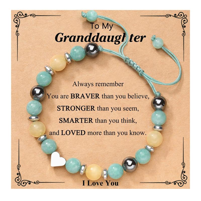 To My Daughter Granddaughter Niece Bracelet Birthday Christmas Valentine's Day Gifts for Girls