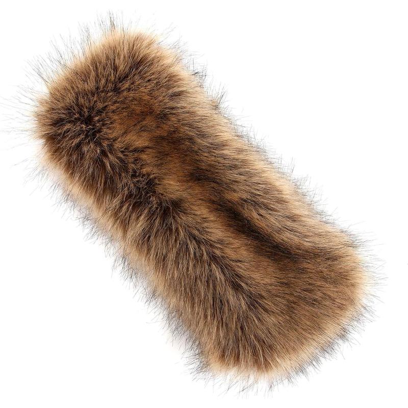 Fur Headband with Stretch Women's Winter Earwarmer Earmuff