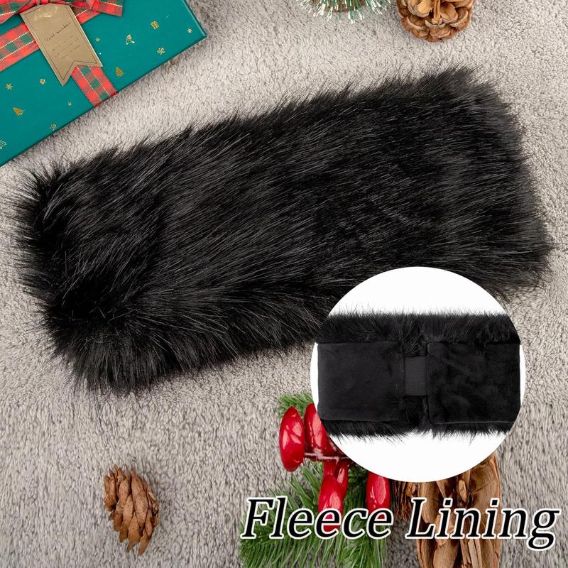 Womens Winter Headbands Faux  Headband Elastic Ear Warmers Furry Ear Muffs