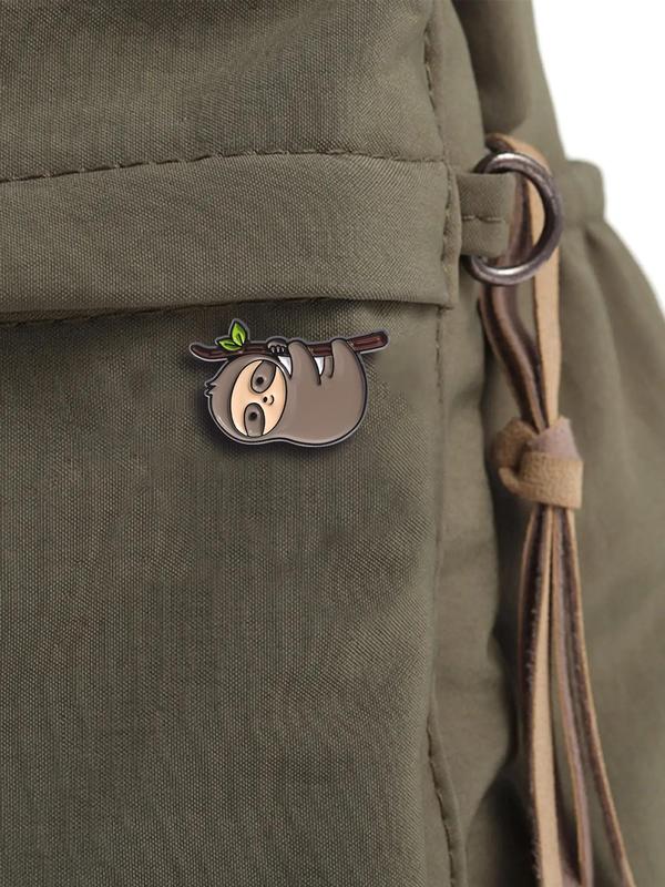 Cute Cartoon Sloth Design Alloy Brooch, Fashion Brooch for Party, Daily Clothing Decor, Trendy All-match & Exquisite Brooch for Birthday Gift