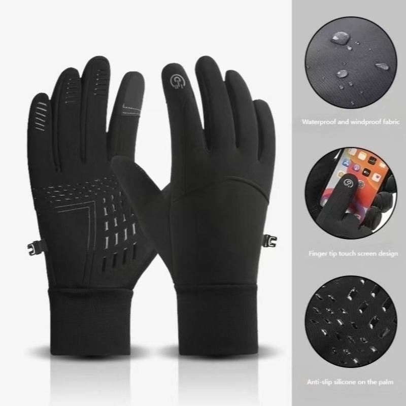 USB Powered Electric Heated Gloves, Waterproof Touch Screen Insulated Arthritis Hand Warmer, Winter Outdoor Sports Gloves for Cycling Hiking Dog Walking, Christmas Gift