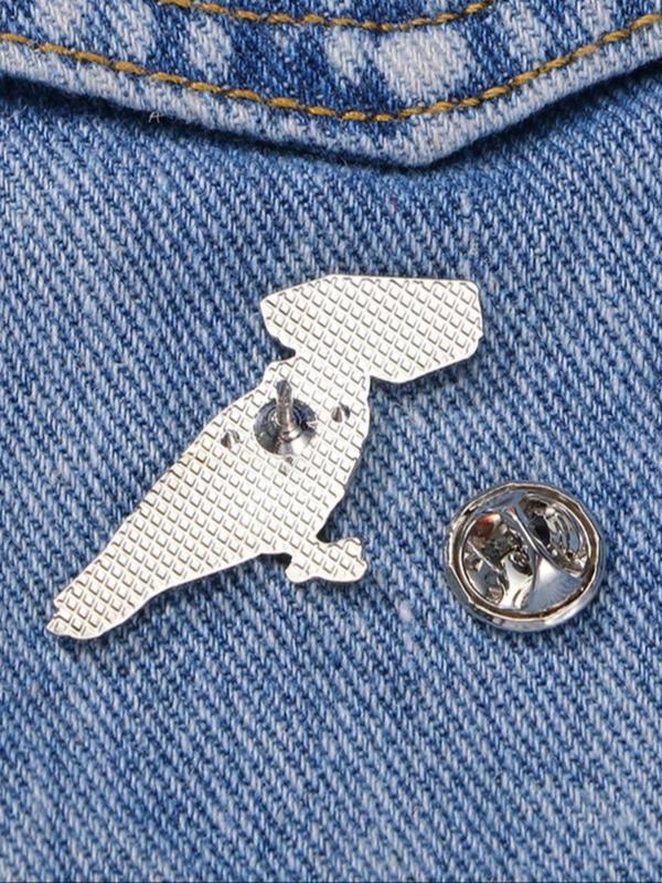 Cute Pigeon Design Brooch, Fashionable Animal Themed Alloy Badge for Daily Clothing Decor, Trendy All-match & Exquisite Accessories for Birthday Gift