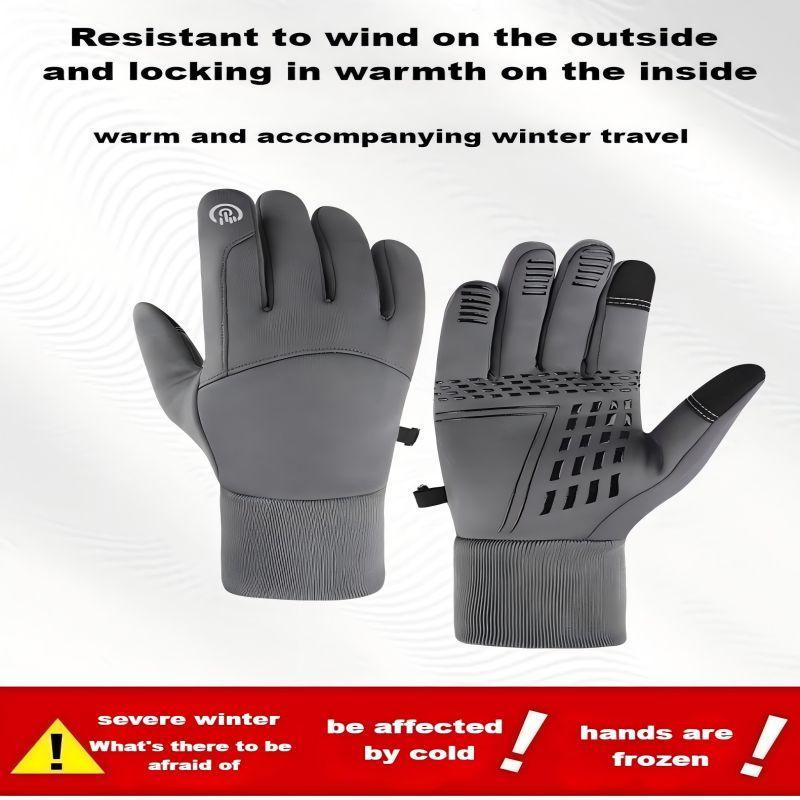 USB Powered Electric Heated Gloves, Waterproof Touch Screen Insulated Arthritis Hand Warmer, Winter Outdoor Sports Gloves for Cycling Hiking Dog Walking, Christmas Gift