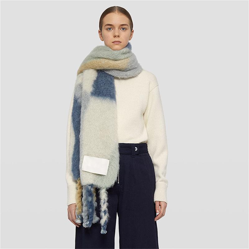 Simple fashion fall and winter warm scarf