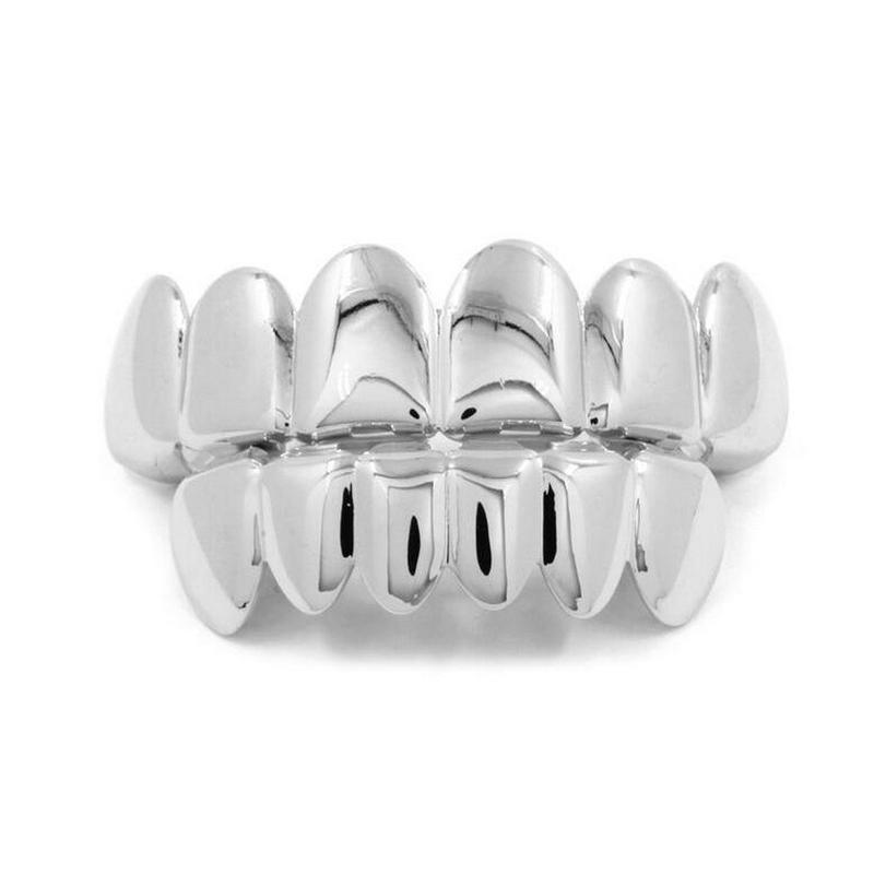 [IFT Jewelry]Unisex 6 Teeth Regular Grillz For Men&Women Hip-Hop Accessories Grills Set