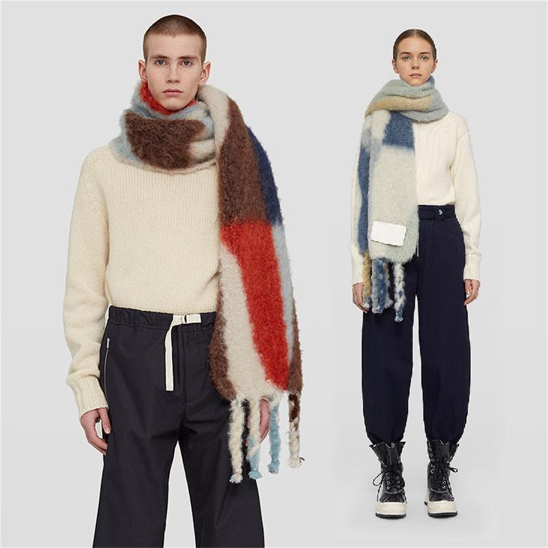 Simple fashion fall and winter warm scarf