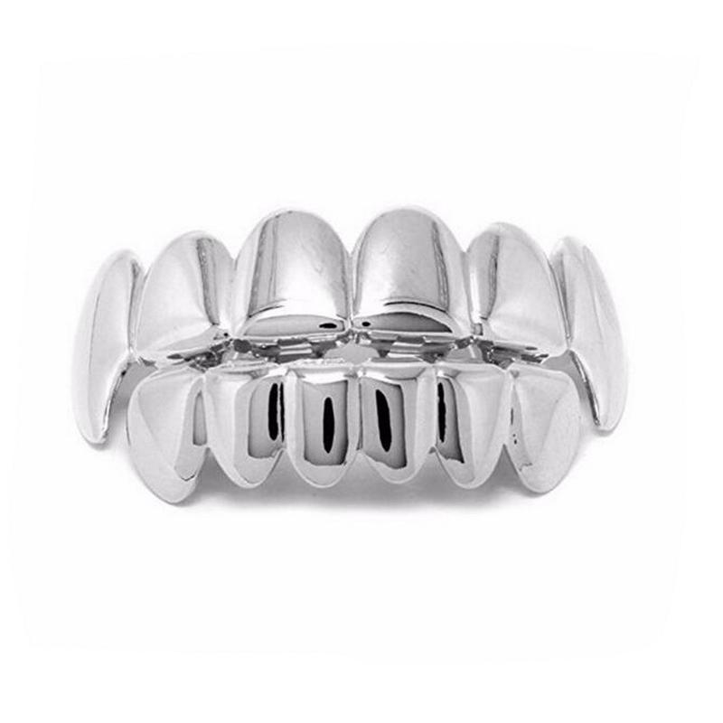 [IFT Jewelry]Unisex 6 Teeth Regular Grillz For Men&Women Hip-Hop Accessories Grills Set