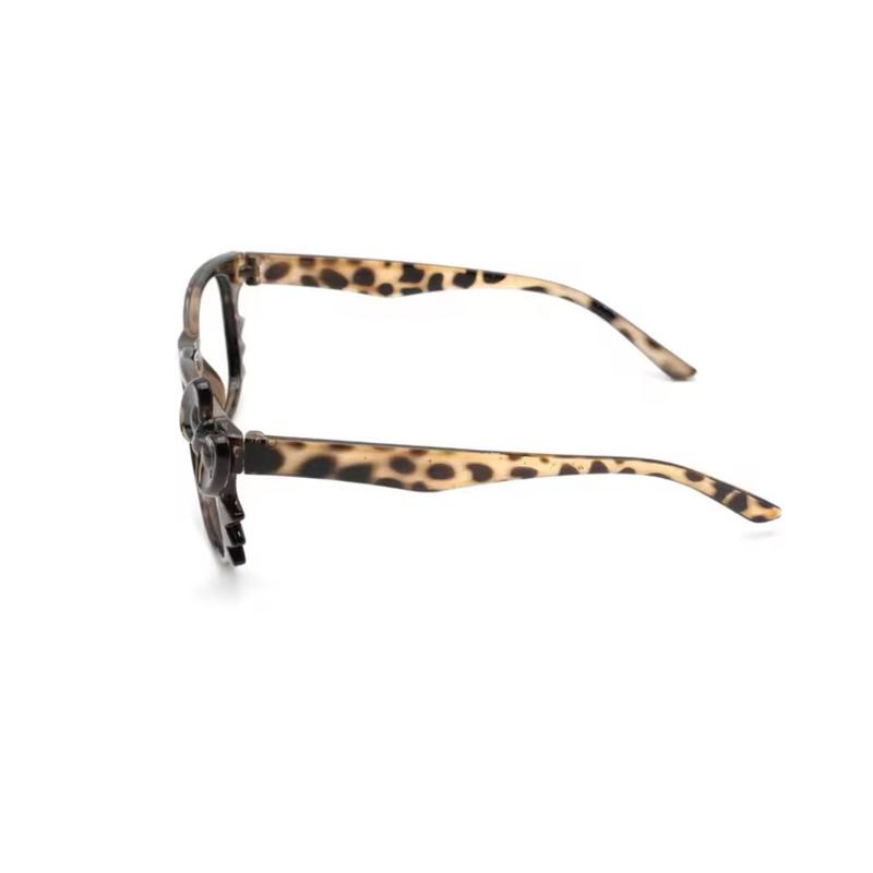 Hello Kitty Leopard Print Glasses for women trendy (NO LENSES)