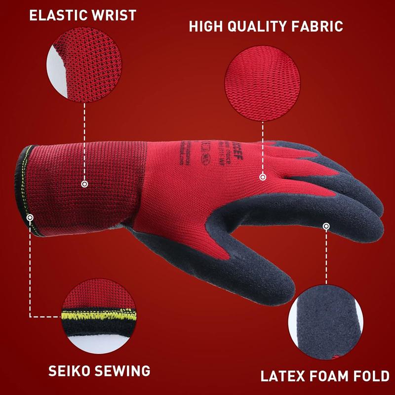 2 Pairs Winter Work Gloves for Men and Women, Freezer Gloves for Work Below Zero, Thermal ulated, Super Grip