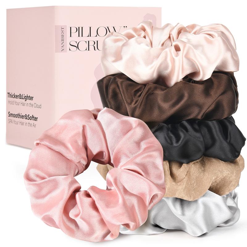 Glossy Satin Scrunchies for Hair Satin Scrunchies for Girls