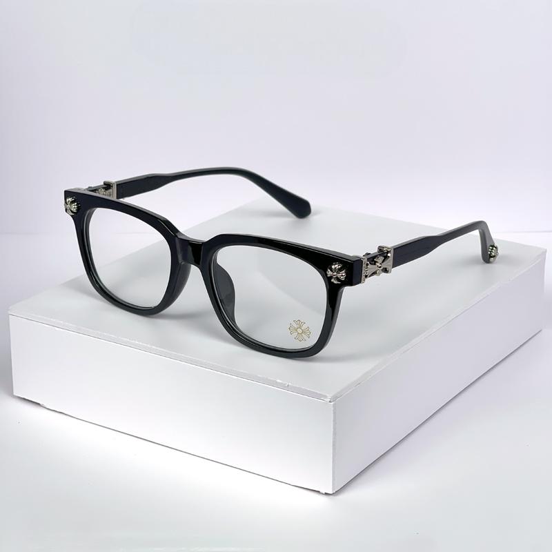 Chrome Heart Cox Ucker 2024 Fashion Glasses - Oval Full Rim European Style Eyeglass Frames for Men and Women