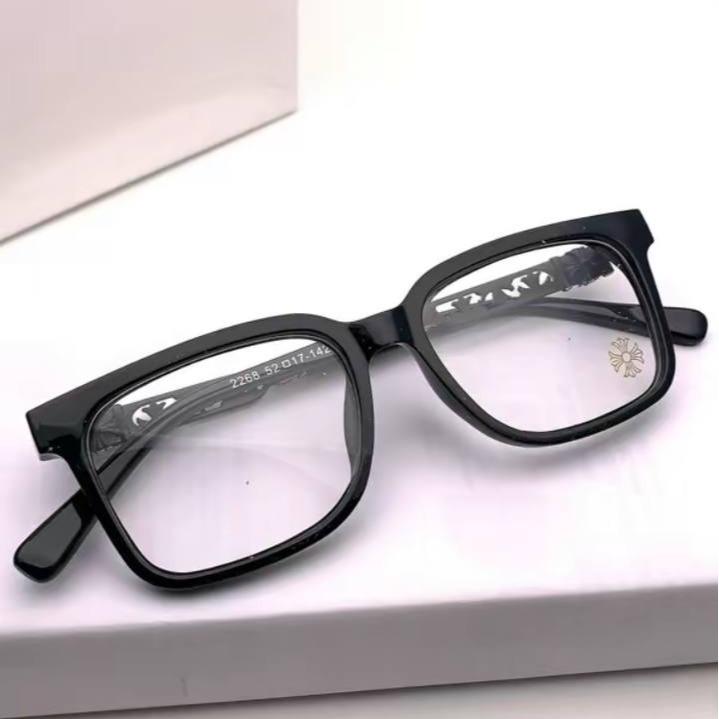 [NEW ARRIVAL] C HEART Square Eyeglasses Frame, Beautiful and luxurious, Full Box and cleaning cloth, Lightweight and Anti-dust Glasses, Top Trending Glasses 2024 for men and women, daily use for outdoor activities