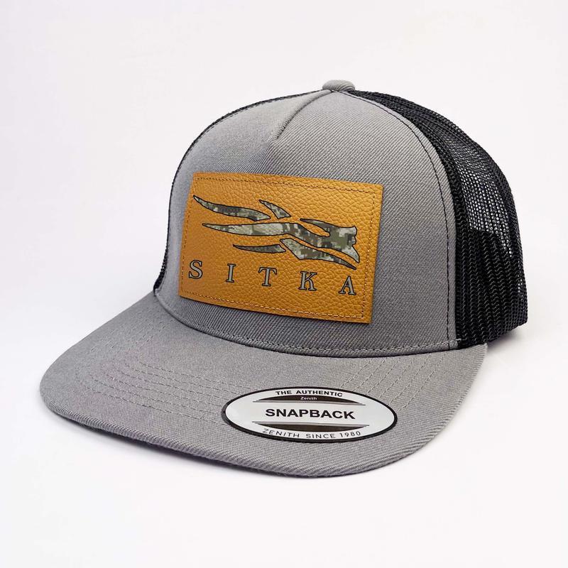 Sitka Snapback Trucker, Sitka Snapback, Hat for men, Hunting Hat, outdoor hats Printed Hat