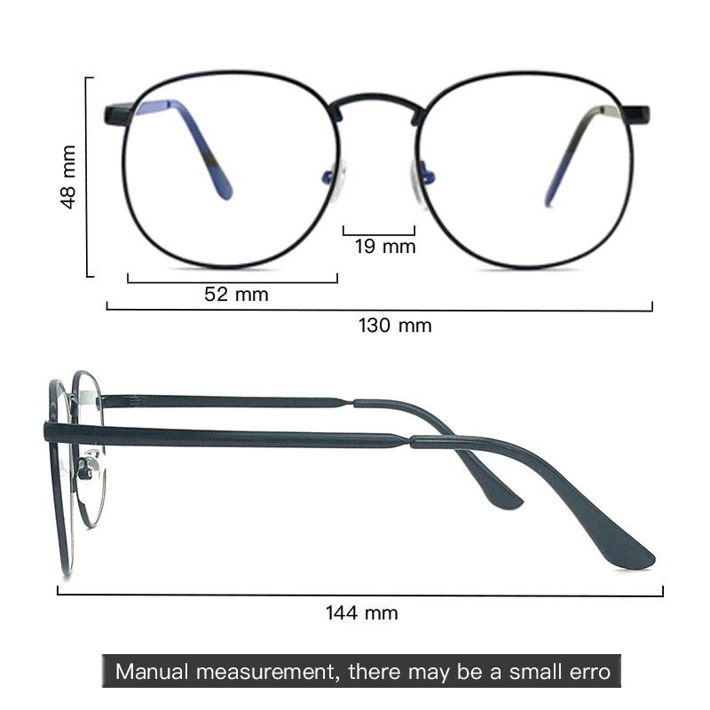 LUSEEN Anti Radiation Eyeglass For Man And Woman Replaceable Lens Eyeglasses Frames AG8801