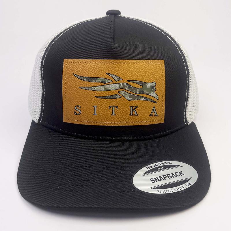 Sitka Snapback Trucker, Sitka Snapback, Hat for men, Hunting Hat, outdoor hats Printed Hat