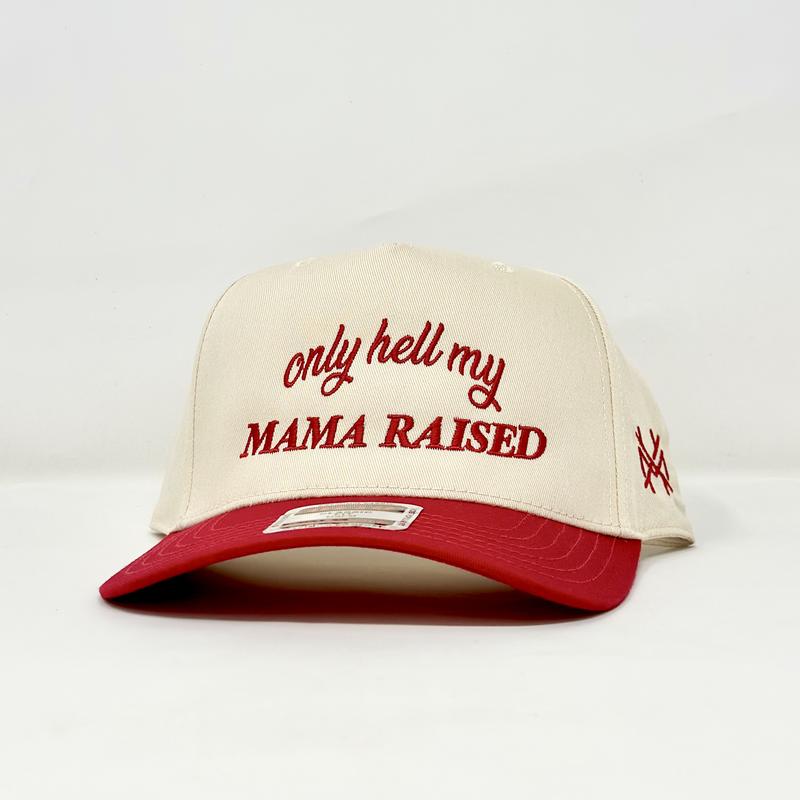 MHC Mama Raised Baseball Cap for Unisex, Made from Cotton with SnapBack Fit - Do Not Wash