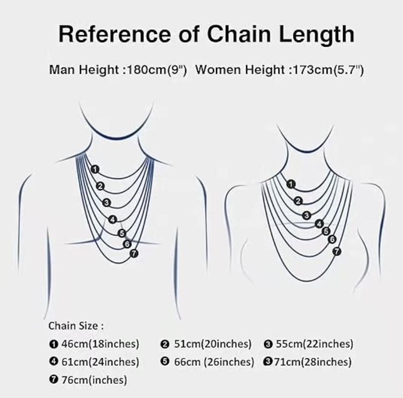 Men Curb Chain Necklace,Chunky Double Tight Cuban Link Hip Hop Neck Chains for Men Boys and Cool girls 6MM 8.8MM 9.6MM 16