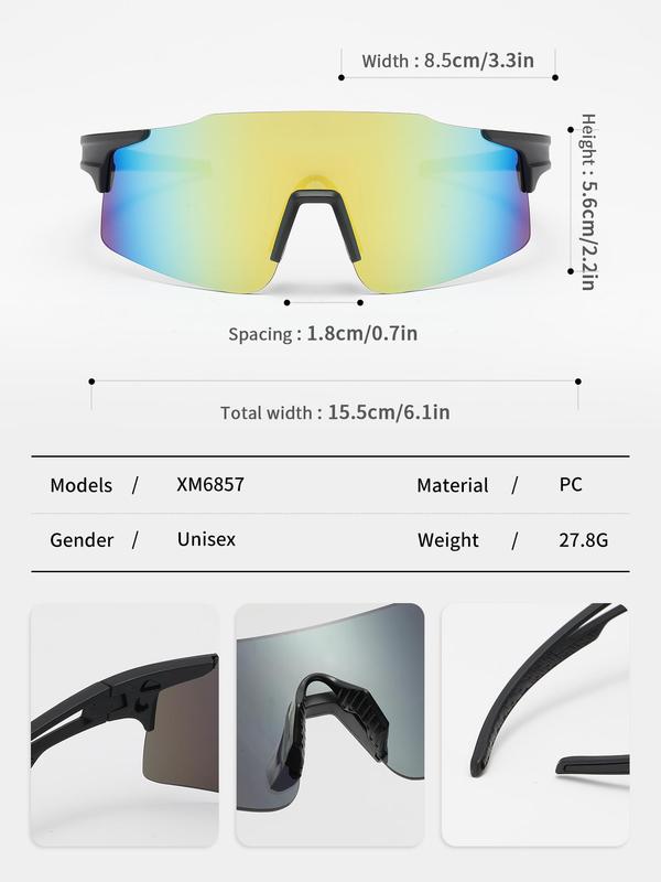 Unisex UV400 Sun Protection Sunglasses, Sporty Casual Trendy Sunglasses for Driving Fishing Golf Outdoor Activities, Sports Accessories, Summer Outfits 2024