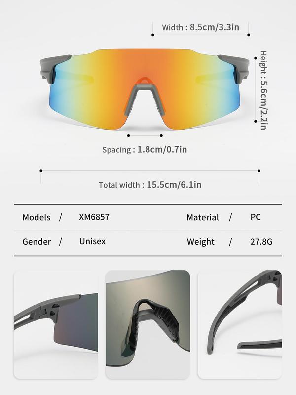 Unisex UV400 Sun Protection Sunglasses, Sporty Casual Trendy Sunglasses for Driving Fishing Golf Outdoor Activities, Sports Accessories, Summer Outfits 2024