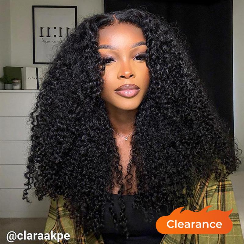 Wiggins Hair Pre Cut Ready And Go Wig Glueless Curly Wig Pre Bleached Pre Plucked 7x4 Closure Wig 13x4 HD Lace Frontal Wig Human Hair