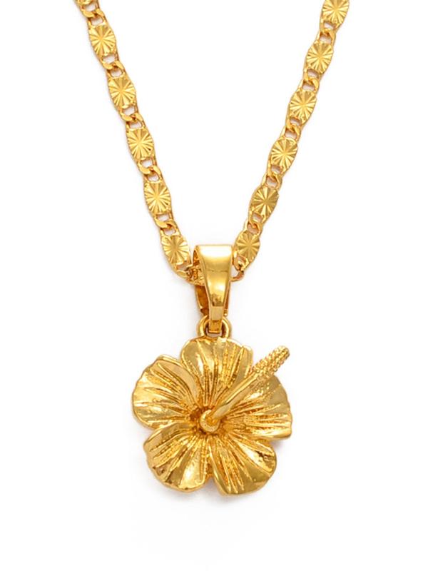 Flower Design Pendant Necklace for Women, Fashion Jewelry for Party, Daily Clothing Decor, Trendy All-match & Exquisite Jewelry for Birthday Gift