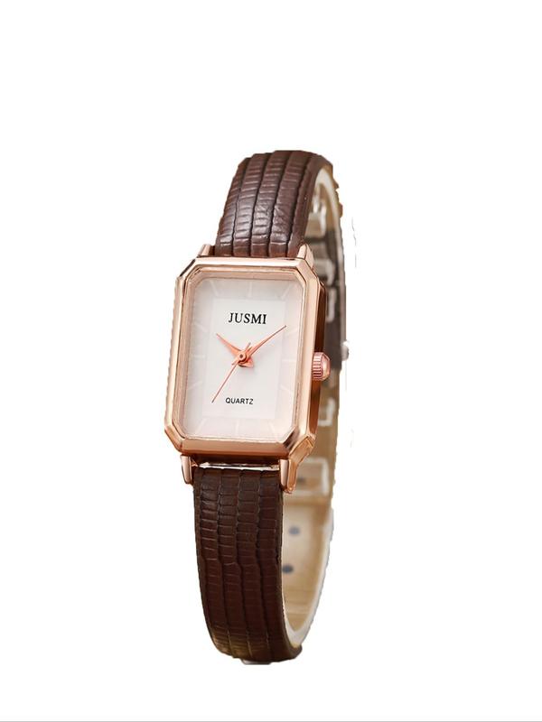 Women's Vintage Fashion Dial Quartz Watch, Fashion Watch for Party, Daily Clothing Decor, Trendy All-match & Exquisite Watch for Birthday Gift without Box