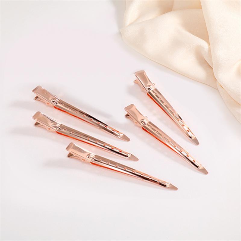 1 Count Hair Clip, Duck Bill Clips, Curl Clips with Holes for Hair Styling, Hair Coloring